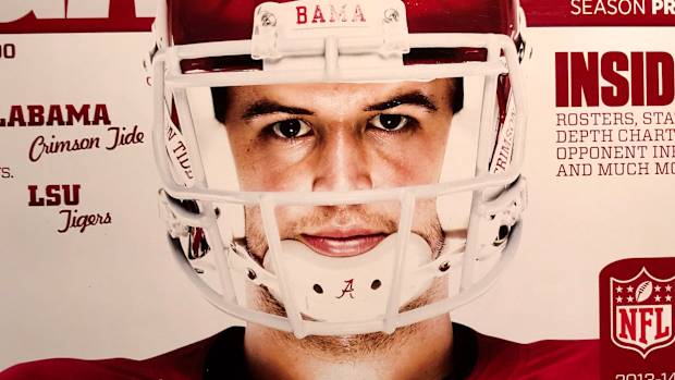 AJ McCarron, LSU game program, Nov. 9, 2013